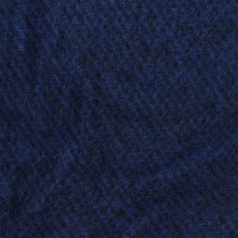 Brushed 100% Polyester Chunky Knit Fabric, 300 gsm, 175 cm — Navy