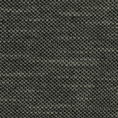 Dark Grey Heathered-Marl Piqué Knit, Cotton-Poly, 185 gsm