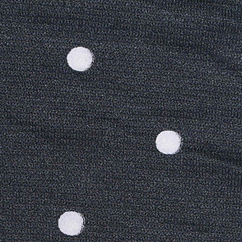 White Dots Ponte Knit, Poly-Viscose, 240 gsm