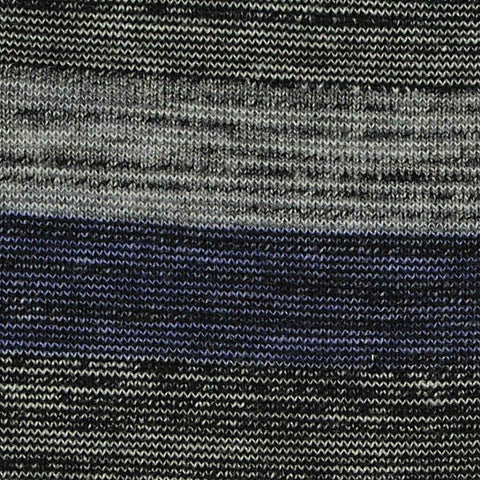 Grey Horizontal-Stripe Jersey Knit, Poly-Viscose, 180 gsm, 185 cm