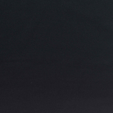 Polyester Stretch Knit Fabric, 175 gsm, 180 cm — Black