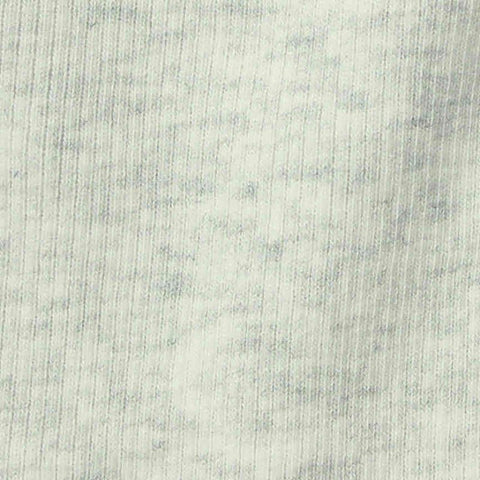 Light Grey Marl Rib Knit, Cotton, 210 gsm, 150 cm