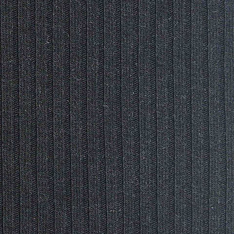 Polyester Viscose Stretch Rib Knit Fabric, 265 gsm, 137 cm — Grey
