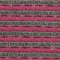 Slub Polyester Cotton Metallic Stretch Bouclé Fabric, 290 gsm, 153 cm — Pink