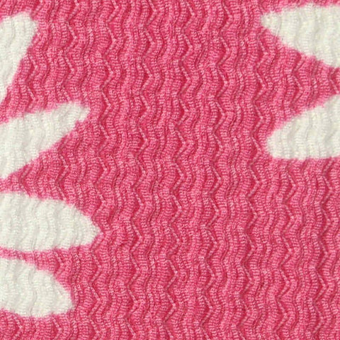 White Daisies Crepe, Polyester