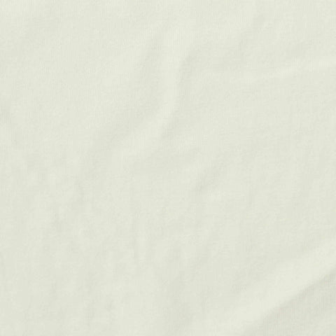 Cotton Stretch Jersey Knit Fabric, 220 gsm, 165 cm — White