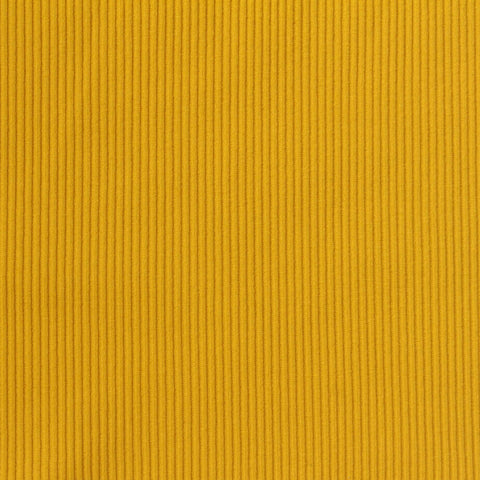 Nylon Stretch Rib Knit Fabric, 260 gsm, 150 cm — Yellow