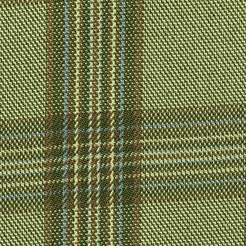 Green Plaid Woven, Polyester