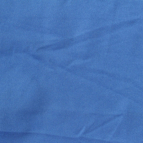 Polyester Stretch Milk Silk Knit Fabric, 200 gsm, 150 cm — Blue