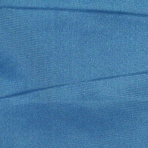 Polyester Stretch Warp Knit Fabric, 210 gsm, 145 cm — Blue