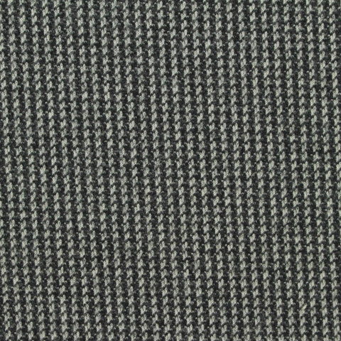 Dark Grey Geometric Interlock Knit, Polyester