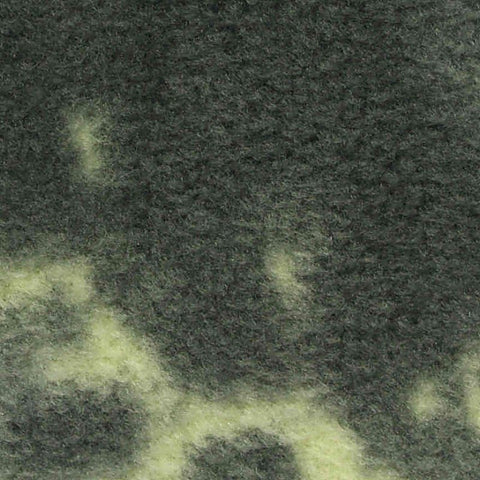 Dark Grey-Green Camo Fleece, Polyester