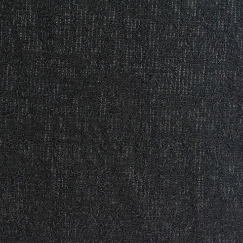 Dark Grey Marl Interlock Knit, Polyester, 265 gsm