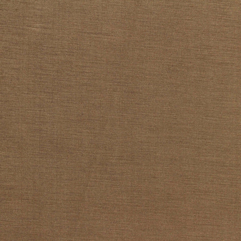 Polyester Viscose Stretch Scuba Knit Fabric, 330 gsm, 165 cm — Brown