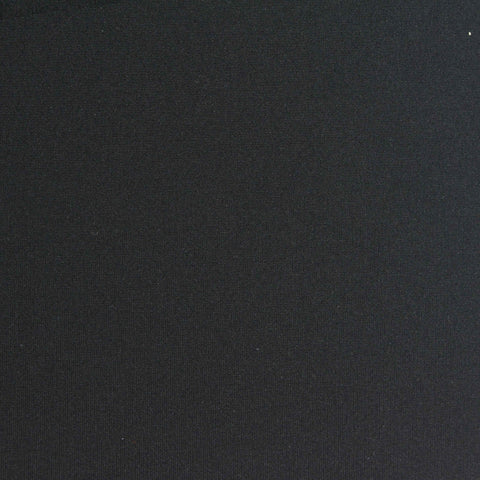 Ponte Knit Fabric, 250 gsm, 152 cm — Black