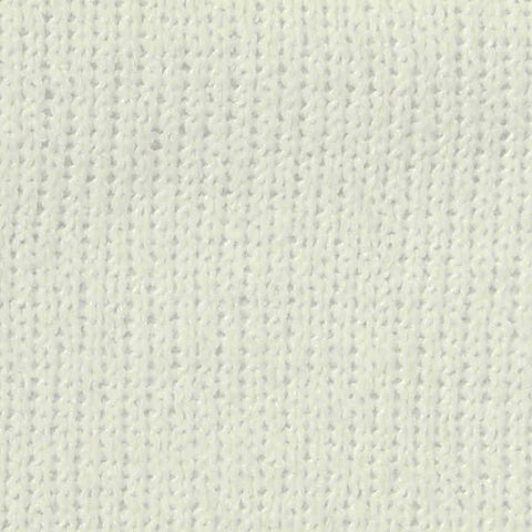Cotton Polyester Chunky Knit Fabric, 260 gsm, 175 cm — White