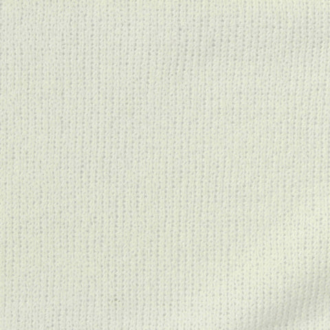 Cotton Polyester Chunky Knit Fabric, 260 gsm, 175 cm — White