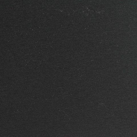 Polyester Viscose Stretch Scuba Knit Fabric, 350 gsm, 160 cm — Black, ref EF-273908