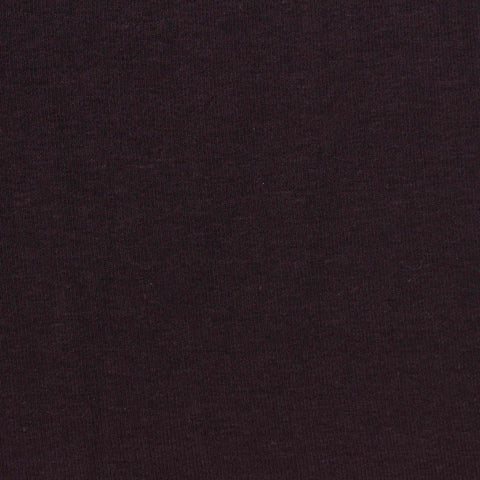 Brushed Viscose Acrylic Blend Stretch Rib Knit Fabric, 260 gsm, 165 cm — Brown