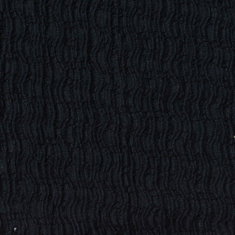 Polyester Stretch Crepe Fabric, 210 gsm, 150 cm — Navy