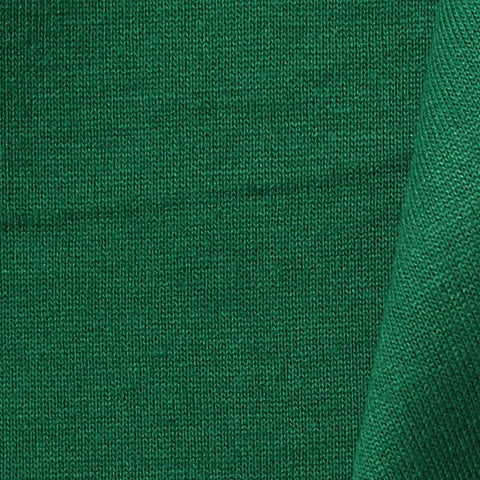 Polyester Cotton Blend Jersey Knit Fabric, 160 gsm, 168 cm — Green