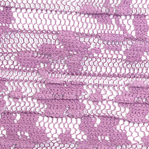 Purple Floral Lace, Polyester