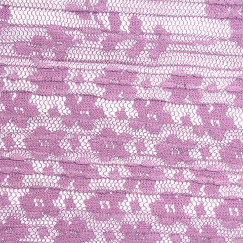 Purple Floral Lace, Polyester