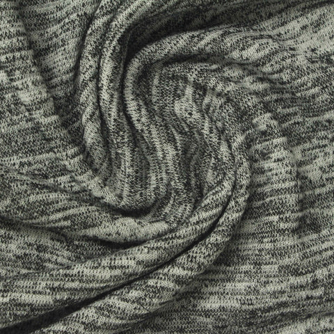 Grey Marl Knit, Polyester, 232 gsm