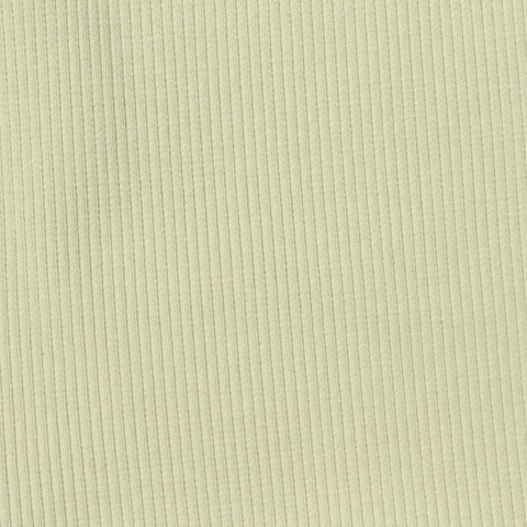 Cotton Stretch Rib Knit Fabric, 360 gsm, 145 cm — Beige