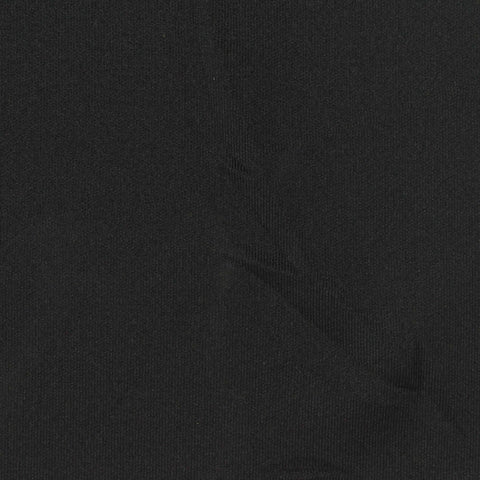 Modal Polyester Stretch Scuba Knit Fabric, 310 gsm, 158 cm — Black