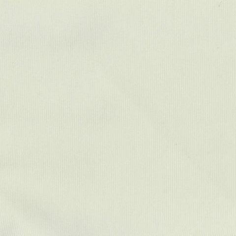 Polyester Stretch Rib Knit Fabric, 252 gsm, 178 cm — White