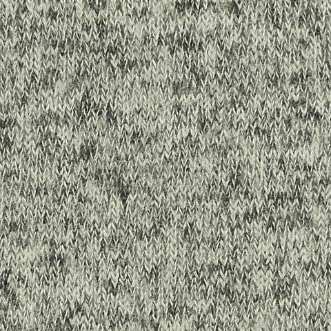 Dark Grey Marl Chunky Knit, Viscose-Poly, 172 gsm
