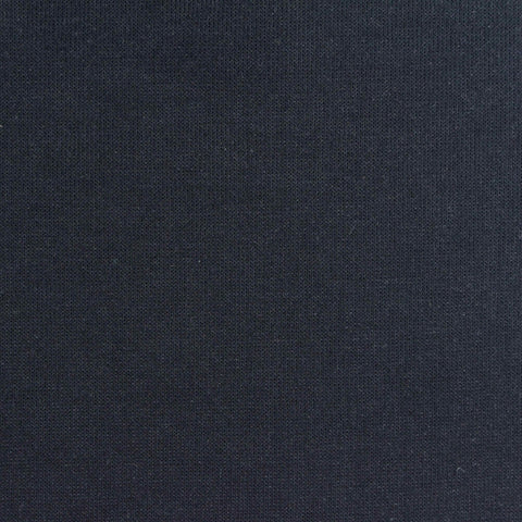 Polyester Cotton Scuba Knit Fabric, 297 gsm, 182 cm — Navy