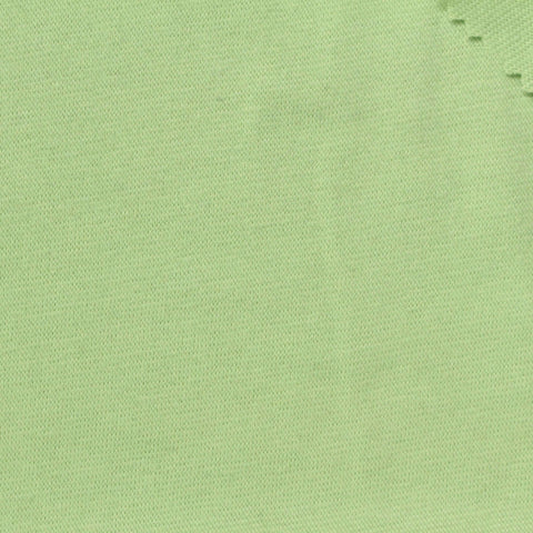 Cotton Polyester Stretch Rib Knit Fabric, 281 gsm, 172 cm — Green