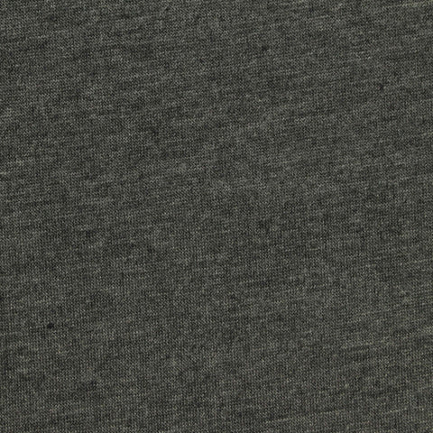 Dark Grey Heathered-Marl Jersey Knit, 160 cm, ref EF-274281