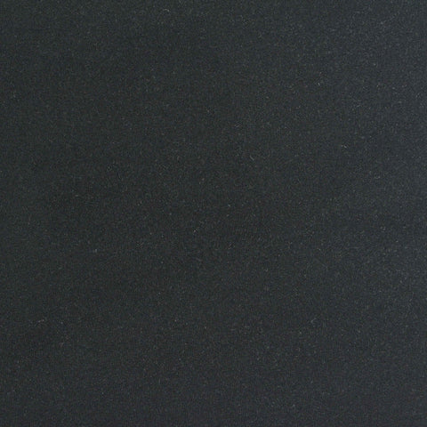 Brushed Polyester Stretch Sateen Fabric, 250 gsm, 155 cm — Black