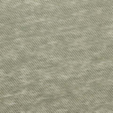 Light Green Marl Piqué Knit, Linen-Poly