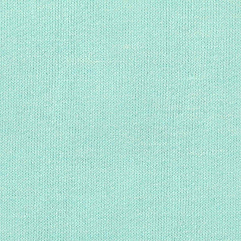 Polyester Viscose Stretch French Terry Fabric, 195 gsm, 165 cm — Green