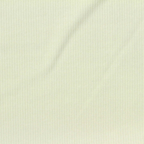 Cotton Stretch Rib Knit Fabric, 380 gsm, 115 cm — Yellow