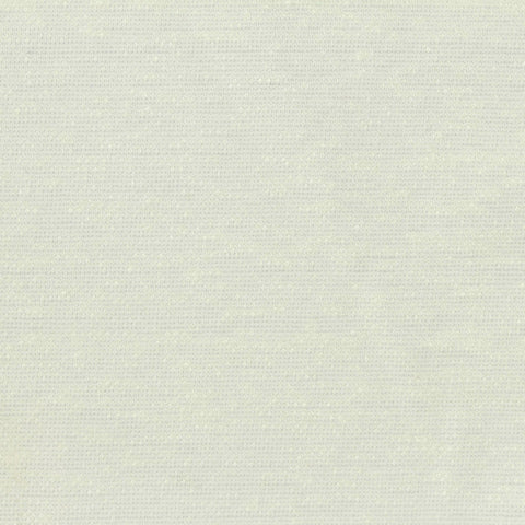 Linen Polyester Jersey Knit Fabric, 200 gsm, 150 cm — White