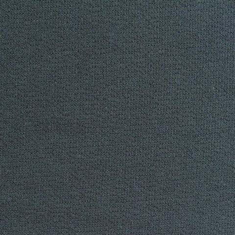 Brushed Polyester Cotton Stretch Chunky Knit Fabric, 280 gsm, 165 cm — Blue