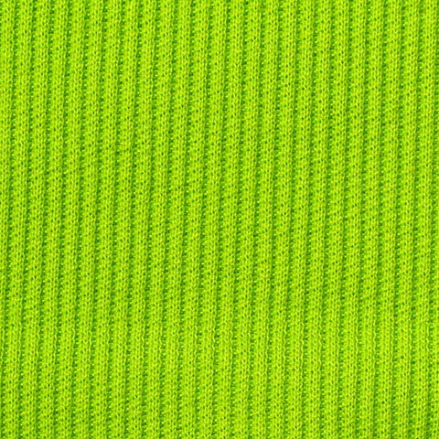 Polyester Stretch Rib Knit Fabric, 320 gsm, 155 cm — Green