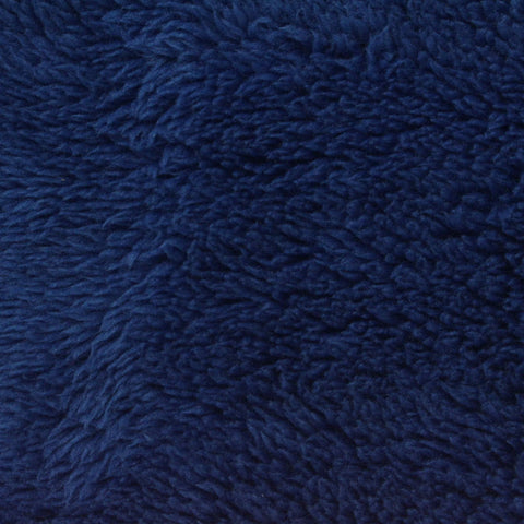 100% Polyester Minky Fabric, 270 gsm, 160 cm — Navy