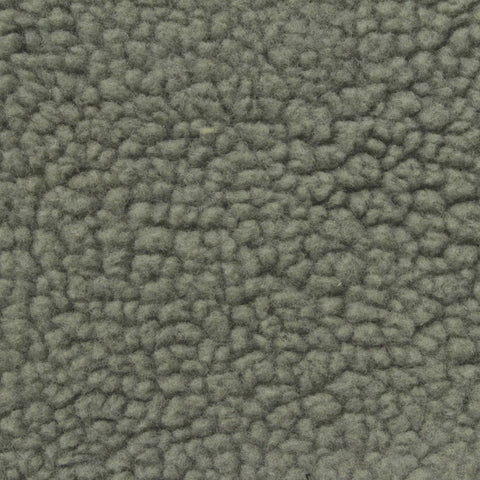 100% Polyester Sherpa Fleece Fabric, 360 gsm, 160 cm — Grey