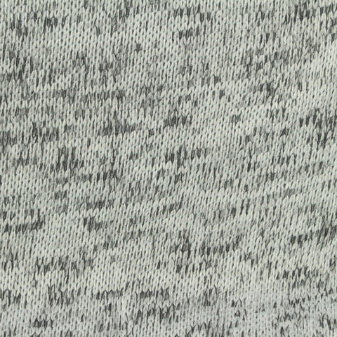 Grey Marl Chunky Knit, Polyester, 210 gsm