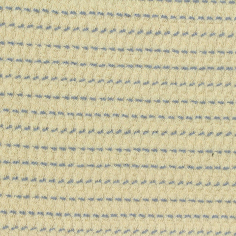 Blue Horizontal-Stripe Jacquard, Cotton