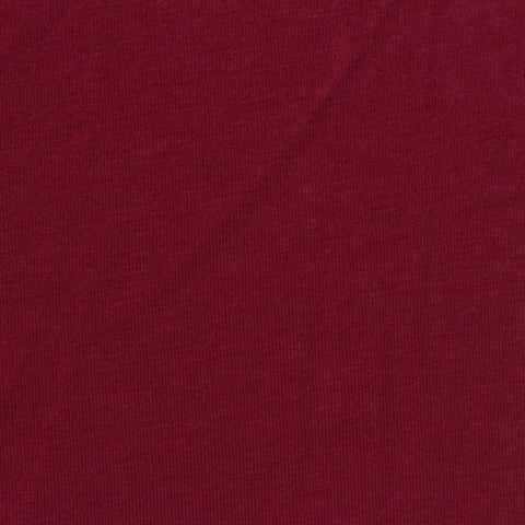 Cotton Viscose Stretch Jersey Knit Fabric, 160 gsm, 162 cm — Red