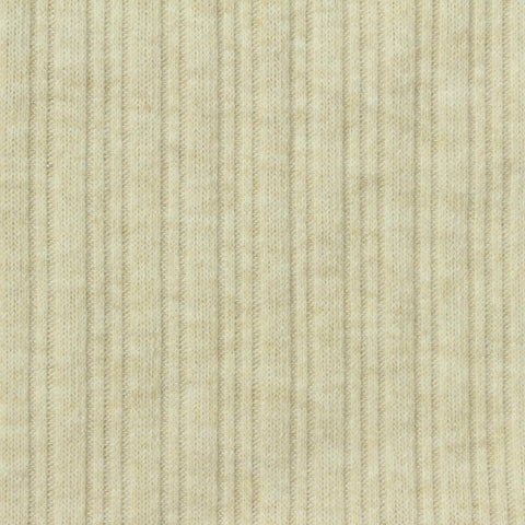 Polyester Viscose Stretch Rib Knit Fabric, 270 gsm, 156 cm — Khaki