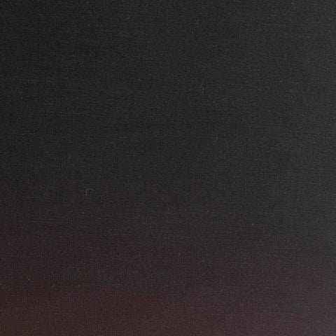 Brushed Polyester Viscose Stretch Scuba Knit Fabric, 320 gsm, 160 cm — Black