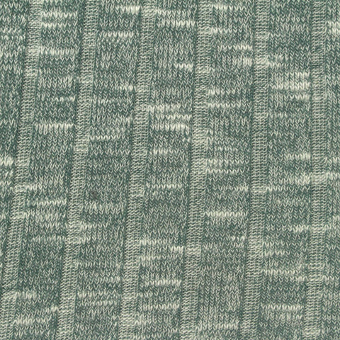 Off-White Marl Rib Knit, Viscose-Poly, 250 gsm